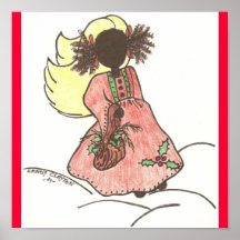 Plakat-/Weihnachtsengel
