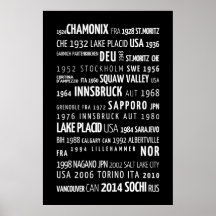 Plakat-Winter-Olympische Spiele