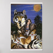 Plakat--Wolf-Mädchen