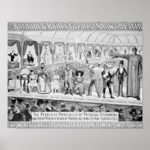 Plakatwerbung, 'das Barnum und der Bailey