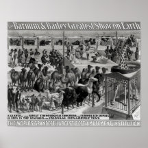 Plakatwerbung, 'das Barnum und der Bailey