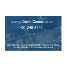 Plan-gestapelt, Bau James Davis, 4… Visitenkarte
