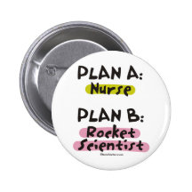 Planen Sie eine Krankenschwester - Wissenschaftler Button
