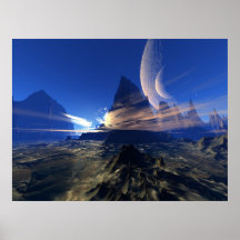 Planet der Spitzen Posterdruck