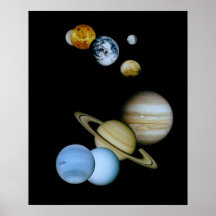 Planetarische Montage Plakat