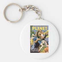 Planeten-Comicen Schlüsselanhänger