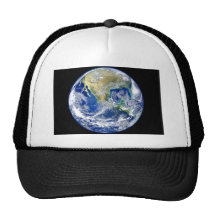Planeten-Erde Baseball Kappen