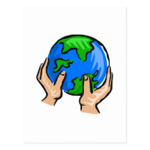 Planeten-Erde Postkarte
