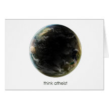 Planeten-Erdgang Grußkarte