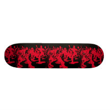 Plastikspielzeugsoldat des roten Krieges Personalisiertes Skateboard