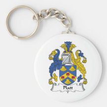 Platt Familienwappen Schlüsselband