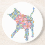 Playful Kitty-Untersetzer