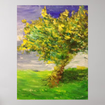 Plum tree in the spring posters