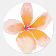 Plumeria-Aufkleber
