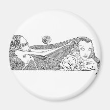 Poe-Vignette 13 Magnets