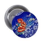Poesia gelbe Blumen Buttons