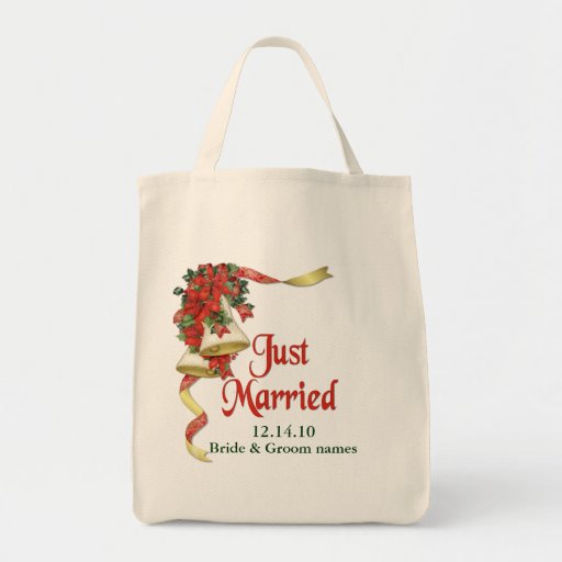 Poinsettia Bell, die Tasche Wedding sind