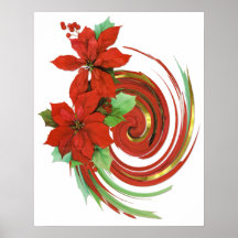 Poinsettia-Strudel Plakat