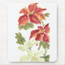 Poinsettias Mauspads