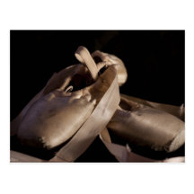 Pointe (Ballett) Schuh-Postkarte