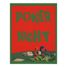 Poker-Chip-Kartenspiel-Party-Themed Einladung