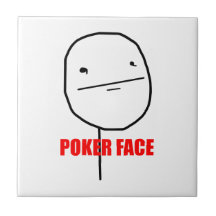 Poker-Gesicht - Fliese