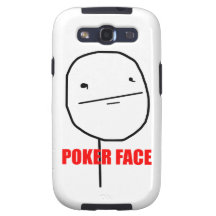 Poker-Gesicht - Kasten Samsungs-Galaxie-S Galaxy S3 Hüllen