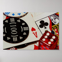 Poker Plakatdruck