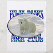 POLARE BÄREN SIND AUCH COOL INDIVIDUELLE FLYER