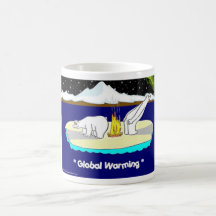 POLARE BÄRN-LIEBE-GLOBALE ERWÄRMUNG KAFFEE TASSE