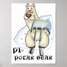 POLARER BÄR PUS - SPASS - PLAKAT
