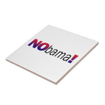 Politische Wahlen 2012 Anti-Obama Nobama Keramikkacheln