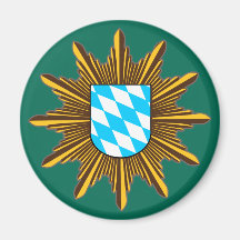 Polizeistern Bayern Magnets