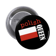Polnische Königin Anstecknadelbuttons