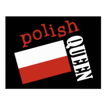 Polnische Königin Postkarte