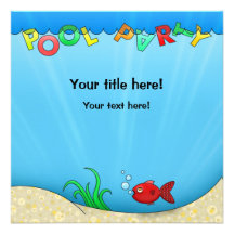 Pool Party Invitation