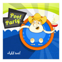 Pool Party Invitation