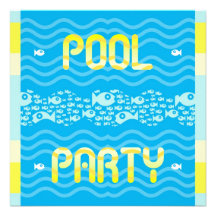 Pool Party Invitation