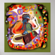 ** Pop-Jazz-Mann ** Posterdruck