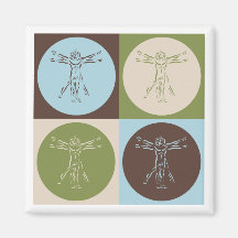 Pop-Kunst-Anthropologie Kühlschrankmagnet