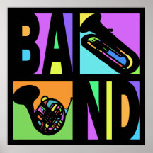 POP-KUNST-BAND-PLAKAT
