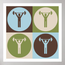 Pop-Kunst-persönliches Training Plakat