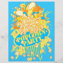 POPCORN_PARTY FLYERBEDRUCKUNG
