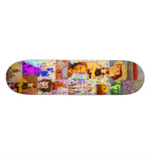 Popkunstcollage Personalisiertes Deck