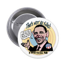 Porky POTUS Anti-Obama Gang Anstecknadelbuttons
