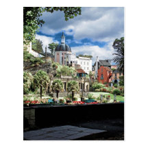 Portmeirion Wales Großbritannien Postkarte