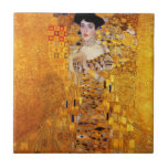 Porträt Adele Bloch-Bauers durch Gustav Klimt Keramikkachel