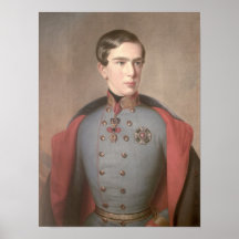 Porträt des Kaisers Franz Joseph von Österreich Posterdruck