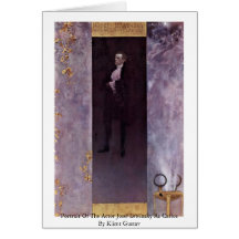 Porträt des Schauspielers Josef Lewinsky als Carlo Karte