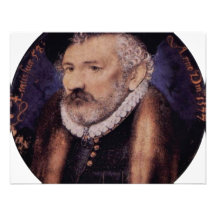 Porträt des Vaters der Künstler, Richard Hilliard Individuelle Einladungskarte